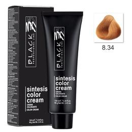 Vopsea Crema Permanenta - Black Professional Line Sintesis Color Cream, nuanta 8.34 Passito, 100ml