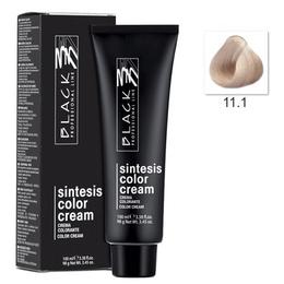 Vopsea crema permanenta - black professional line sintesis color cream, nuanta 11.1 ultra lightener ash blond, 100ml