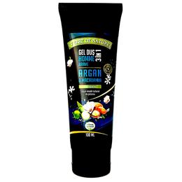 Gel de dus 3 in 1 verre de nature homme brave argan   macadamia manicos, 100ml