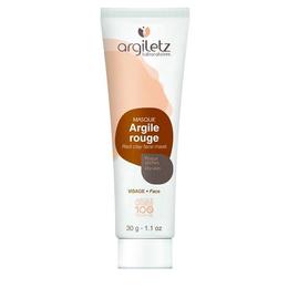 Mini-mască naturală din argilă roșie pentru ten uscat argiletz 30g