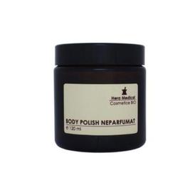 Exfoliant corporal body polish neparfumat, hera medical cosmetice bio, 120 ml