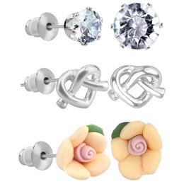 Set 3 perechi cercei flower lucy style 2000