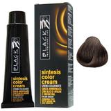 Vopsea Crema Demi-permanenta - Black Professional Line Sintesis Color Cream, nuanta 5.0 Light Brown, 100ml