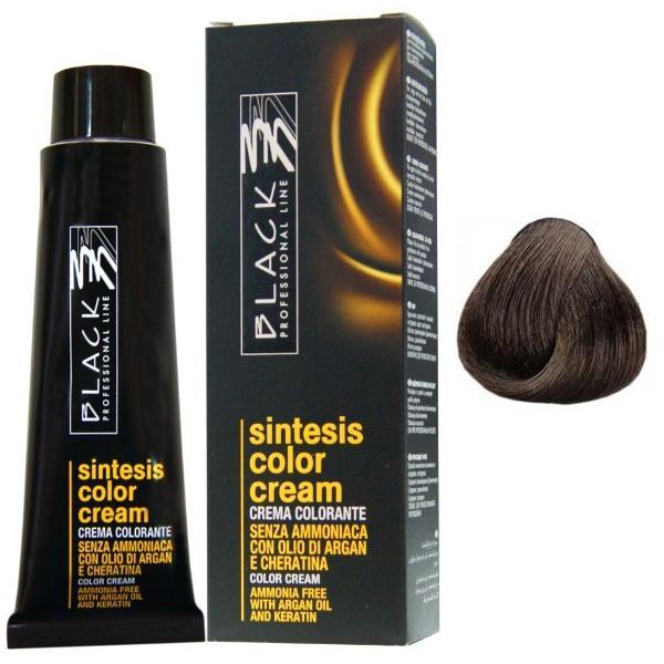 Vopsea Crema Demi-permanenta – Black Professional Line Sintesis Color Cream, nuanta 5.0 Light Brown, 100ml