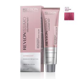 Vopsea crema permanenta - revlon professional revlonissimo colorsmetique satinescent permanent hair color, nuanta 523 antique rose, 60ml