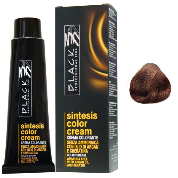 Vopsea Crema Demi-permanenta – Black Professional Line Sintesis Color Cream, nuanta 7.34 Caramel, 100ml Black Professional Line