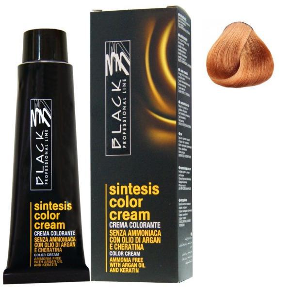 Vopsea Crema Demi-permanenta – Black Professional Line Sintesis Color Cream, nuanta 7.03 Amber, 100ml