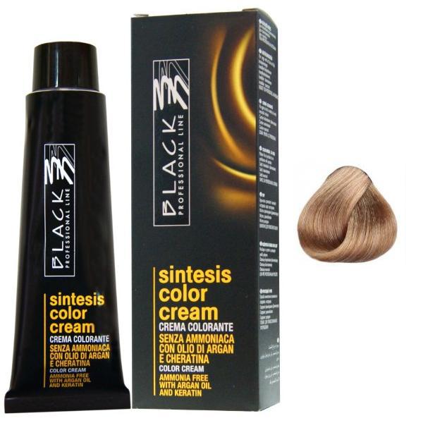 Vopsea Crema fara Amoniac - Black Professional Line Sintesis Color Cream Ammonia Free, nuanta 8.02 Sand, 100ml