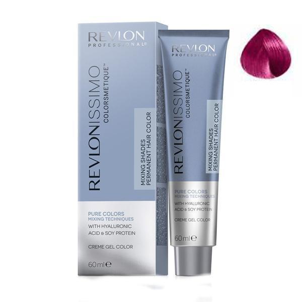 Vopsea Permanenta Mixton - Revlon Professional Revlonissimo Colorsmetique Pure Colors Mixing Shades Permanent Hair Color, nuanta PC900 Fuchsia, 60 ml
