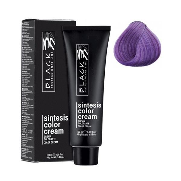 Vopsea Crema Permanenta - Black Professional Line Sintesis Color Cream Glam Colors, nuanta GL-C8 Lilac Wisteria, 100ml