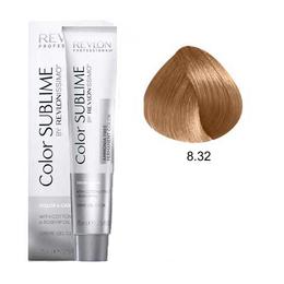 Vopsea fara amoniac - revlon professional color sublime by revlonissimo amonia free permanent color, nuanta 8.32 light gold iridescent blonde, 75 ml