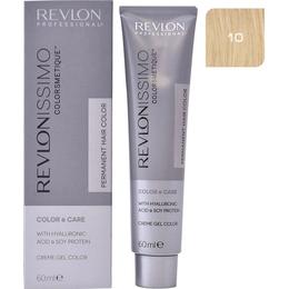 Vopsea permanenta - revlon professional revlonissimo colorsmetique permanent hair color, nuanta 10 lightest blonde, 60ml