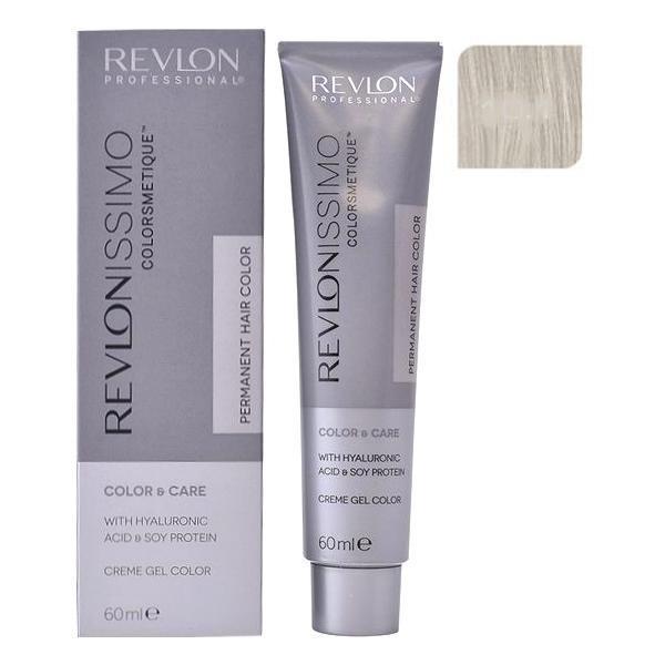 Vopsea Permanenta - Revlon Professional Revlonissimo Colorsmetique Permanent Hair Color, nuanta 10.1 Pale Ash Blonde, 60ml