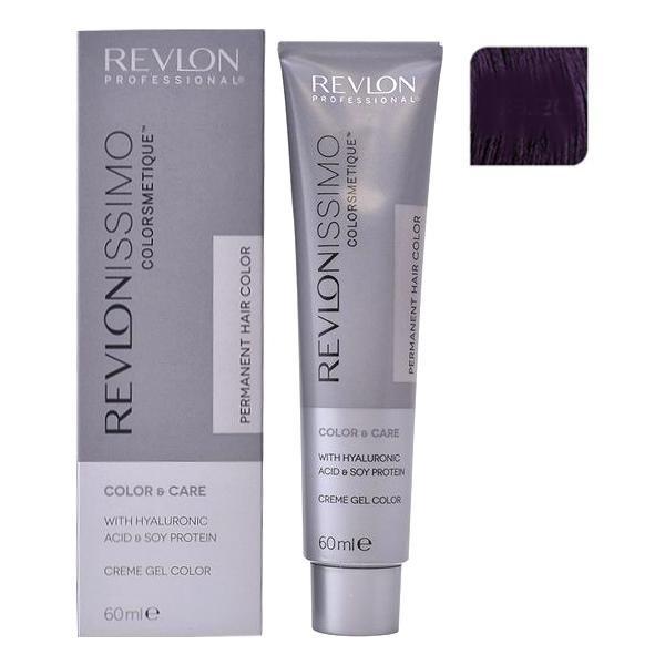 Vopsea Permanenta – Revlon Professional Revlonissimo Colorsmetique Permanent Hair Color, nuanta 33.20 Intense Dark Burgundy, 60ml 33.20 imagine 2022