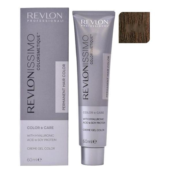 Vopsea Permanenta – Revlon Professional Revlonissimo Colorsmetique Permanent Hair Color, nuanta 4.41 Deep Chestnut Medium Brown, 60ml 4.41 imagine 2022