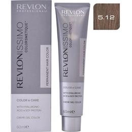 Vopsea permanenta - revlon professional revlonissimo colorsmetique permanent hair color, nuanta 5.12 light pearly brown, 60ml