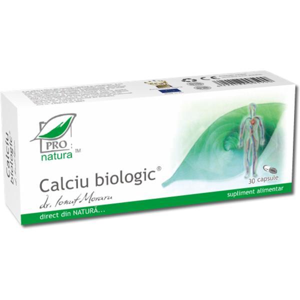 Calciu Biologic Pro Natura Medica, 30 capsule