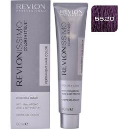 Vopsea permanenta - revlon professional revlonissimo colorsmetique permanent hair color, nuanta 55.20 intense light burgundy, 60ml
