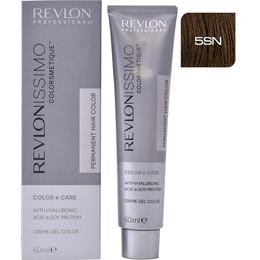 Vopsea permanenta - revlon professional revlonissimo colorsmetique permanent hair color, nuanta 5sn light brown super natural, 60ml