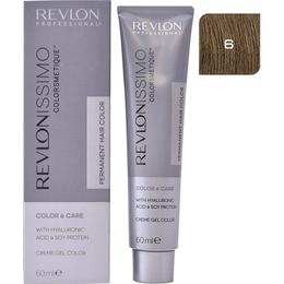 Vopsea permanenta - revlon professional revlonissimo colorsmetique permanent hair color, nuanta 6 dark blonde, 60ml