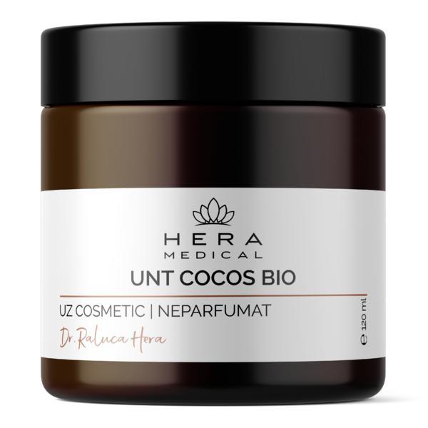 Unt de cocos BIO, Hera Medical Cosmetice BIO, 120 ml #120 poza noua reduceri 2022