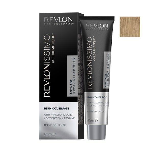 Vopsea Permanenta – Revlon Professional Revlonissimo Colorsmetique High Coverage Permanent Hair Color, nuanta 9 Very Light Blonde, 60 ml Amoniac imagine 2022