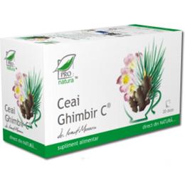 Ceai ghimbir c medica, 25 doze
