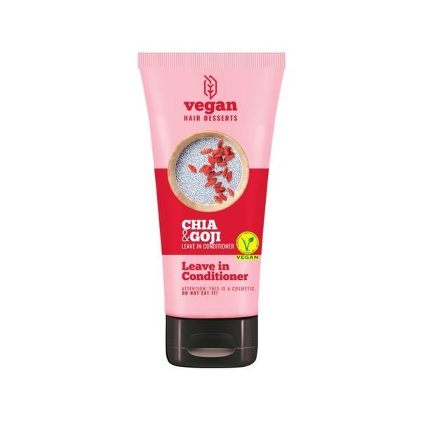 Balsam leave in conditioner cu chia si goji pentru vitalitate, netezire si flexibilitate vegan dessert spa 150 ml