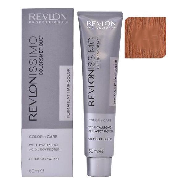 Vopsea Permanenta - Revlon Professional Revlonissimo Colorsmetique Permanent Hair Color, nuanta 7.43 Medium Golden Copper Blonde, 60ml