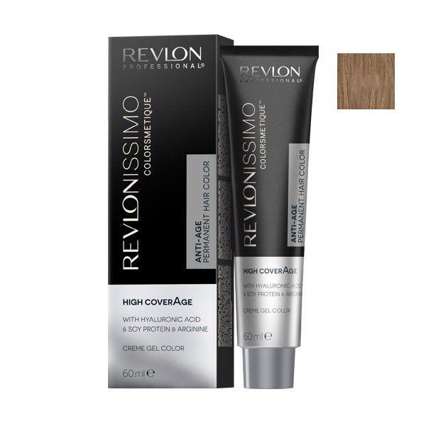 Vopsea Permanenta – Revlon Professional Revlonissimo Colorsmetique High Coverage Permanent Hair Color, nuanta 8.12 Light Frosty Blonde, 60 ml 8.12 imagine 2022