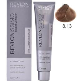 Vopsea Permanenta - Revlon Professional Revlonissimo Colorsmetique High Coverage Permanent Hair Color, nuanta 8.13 Light Frosty Beige Blonde, 60 ml