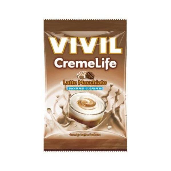 Bomboane Latte Macchiato fara Zahar Creme Life Vivil, 110 g
