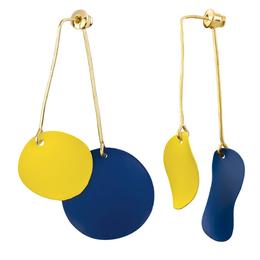 Cercei elegant 2 dots lucy style 2000, albastru