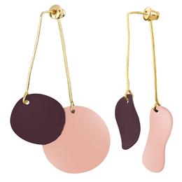 Cercei elegant 2 dots lucy style 2000, roz