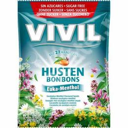 Bomboane fara zahar cu eucalipt si menta friendship vivil, 60 g