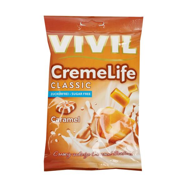 Bomboane fara Zahar cu Caramel Creme Life Vivil, 110 g