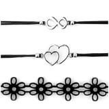 Set 3 Coliere Choker Heart Lucy Style 2000