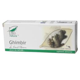 Ghimbir medica, 30 capsule