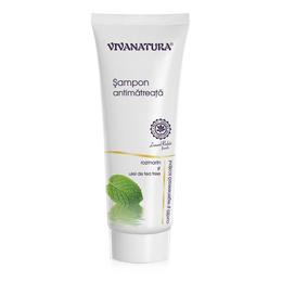 Sampon anti-matreata cu rozmarin si ulei de tea tree vivanatura, 250 ml