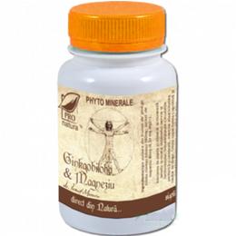 Ginkgo biloba si magneziu medica, 60 capsule