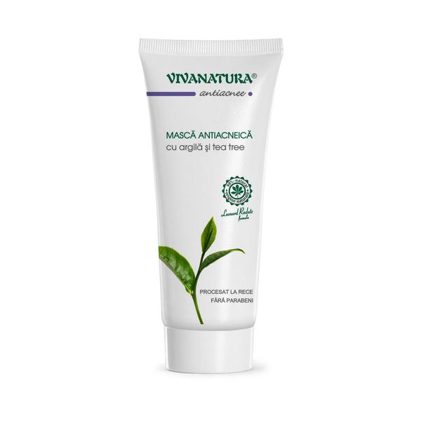 Masca Antiacneica cu Argila si Tea Tree Vivanatura, 75 ml