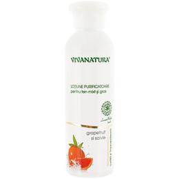 Lotiune Purificatoare pentru Ten Mixt si Gras Vivanatura, 150 ml