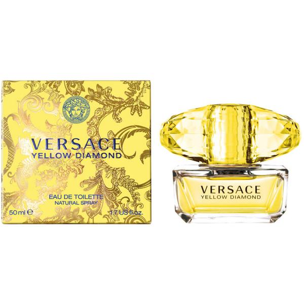 Apa de Toaleta Versace Yellow Diamond, Femei, 50ml