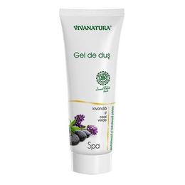 Gel de Dus SPA cu Lavanda si Ceai Verde Vivanatura, 250 ml