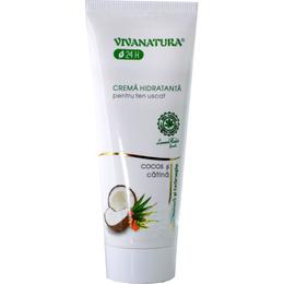 Crema hidratanta pentru ten uscat vivanatura, 75 ml