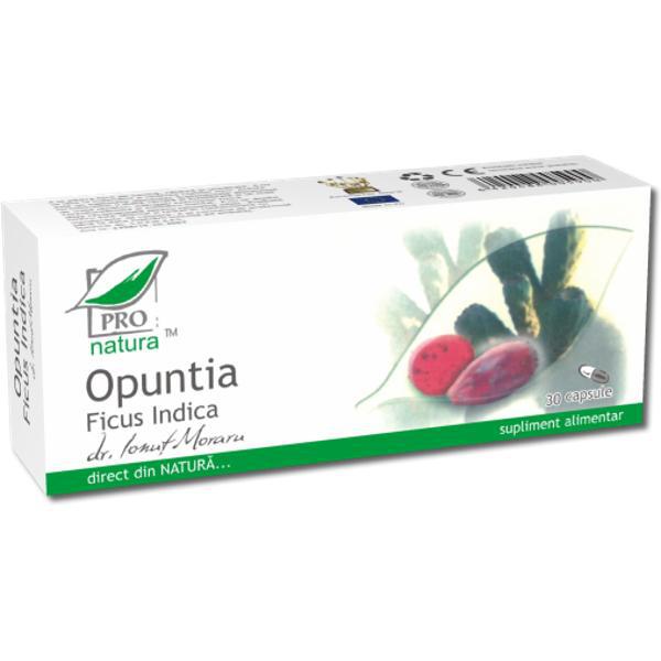 Opuntia Ficus Indica Pro Natura Medica, 30 capsule