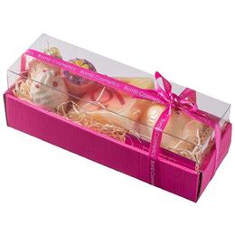 Set cadou hawaiian flower, bomb cosmetics, bile de baie si sapun solid, 500 g