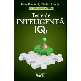 Teste de inteligenta iq 1 - ken russell, philip carter, editura meteor press
