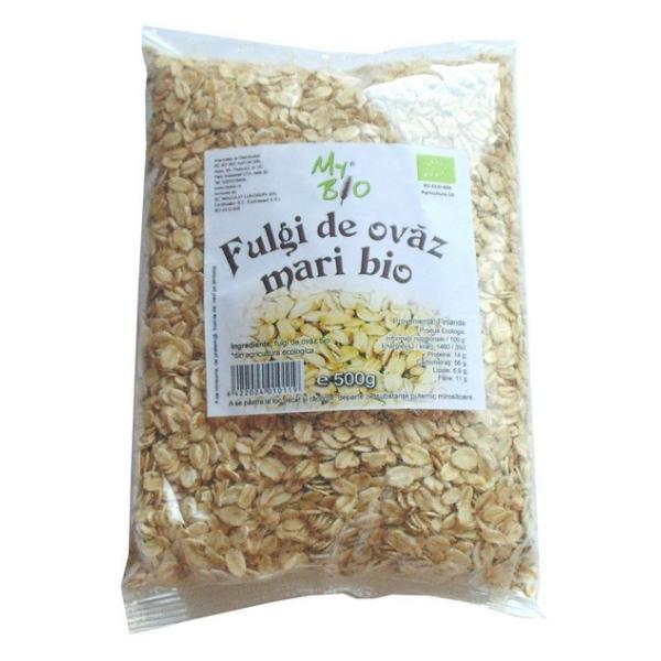 Fulgi de ovaz mari bio my bio, 500g
