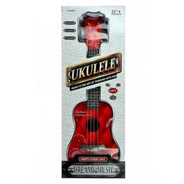Chitara ukulele rosie - jucarie cu sunete reale - bontempi